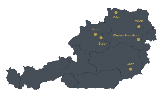 Standorte in Österreich