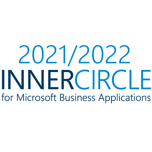 Auszeichnung Inncer Circle 2021/2022 for Microsoft Business Applications
